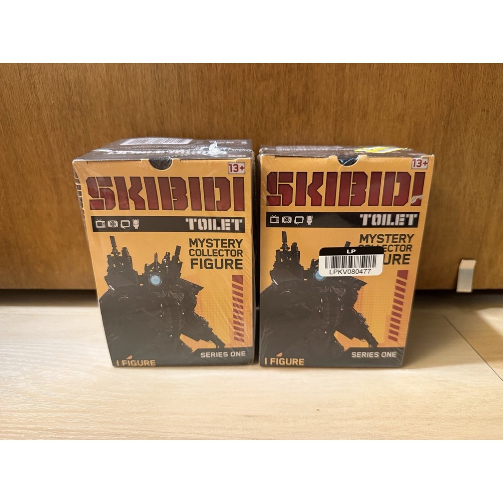 LOT OF 2 Skibidi Toilet Mystery Collector Action Figure Series 1 NEW & SEALED